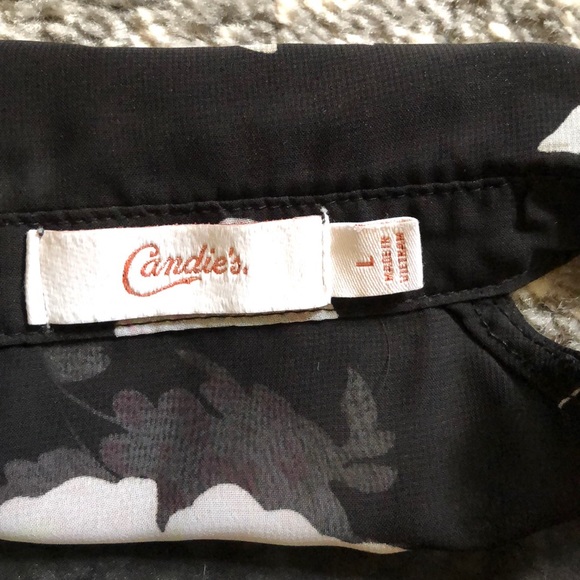 Sheer floral cut-out top - Picture 4 of 5